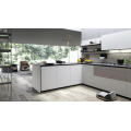 Isaland Style Hochglanz UV Modular Kitchen Design